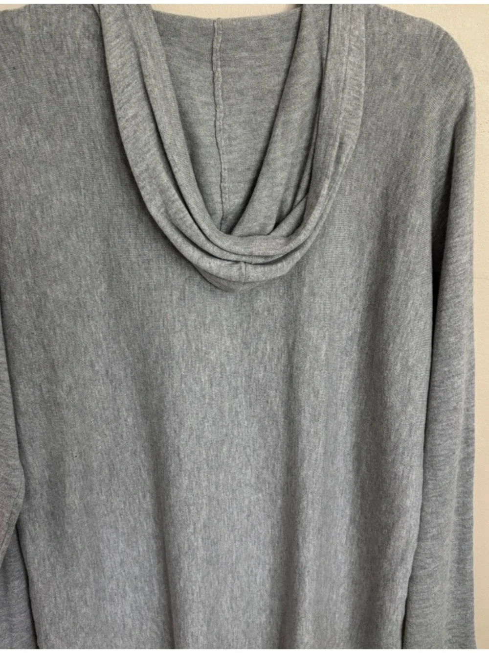 Michael Kors Gray Hooded Knit Sweater
